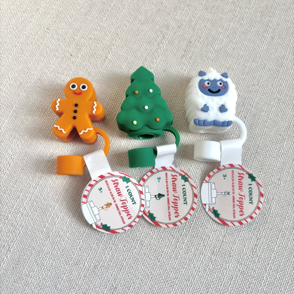 Target Bullseye’s Playground Christmas Straw Toppers